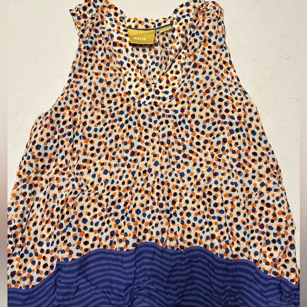 Maeve polka dot blouse size 4